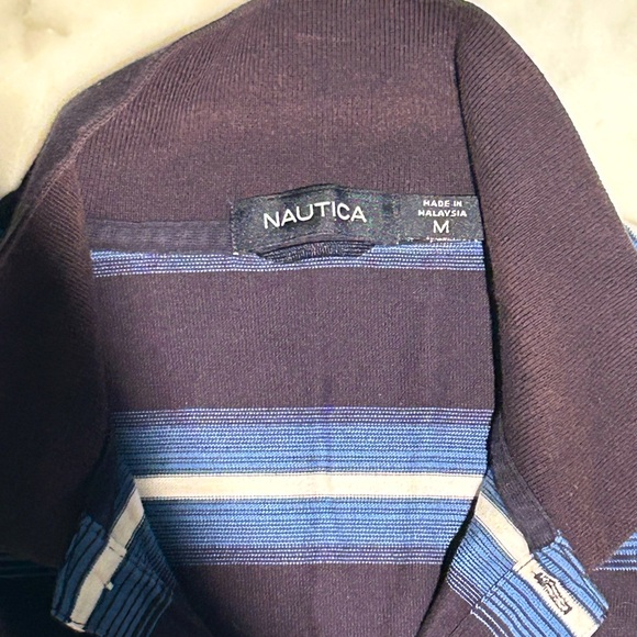 Nautica Striped Polo Size M - Picture 4 of 6